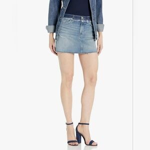 Hudson Women's Vivid Jean Mini Skirt Size 27